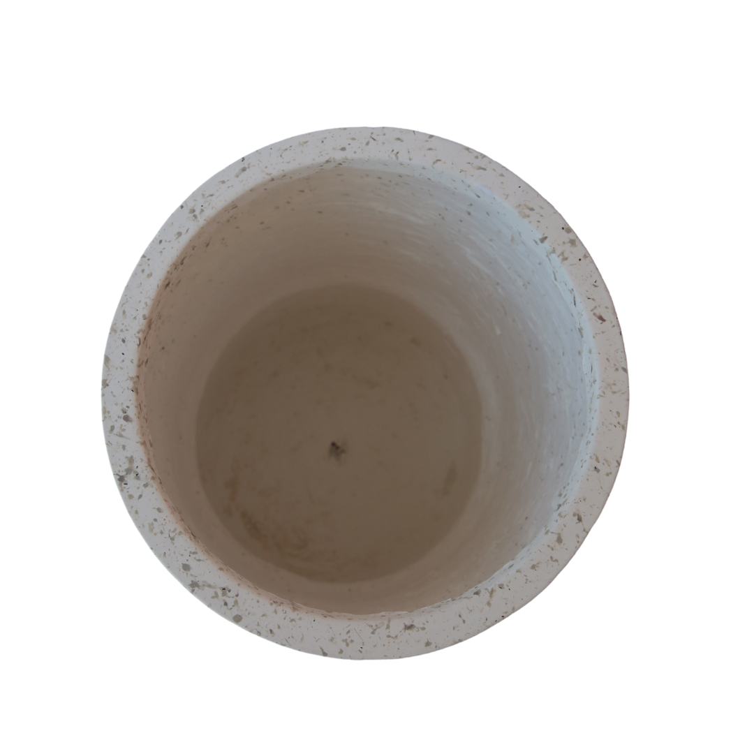MACETA BLANCA