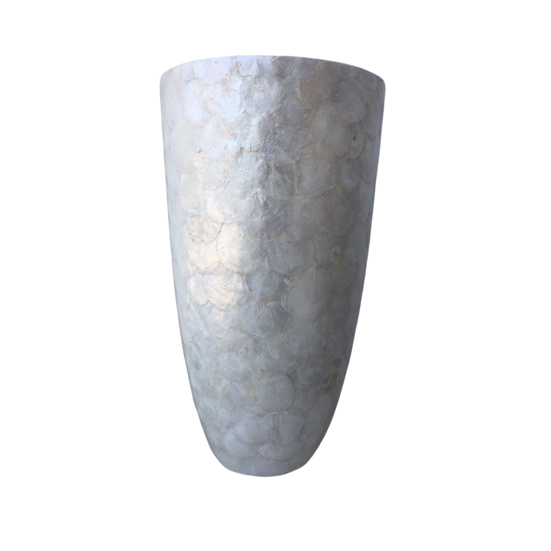 MACETA BLANCA