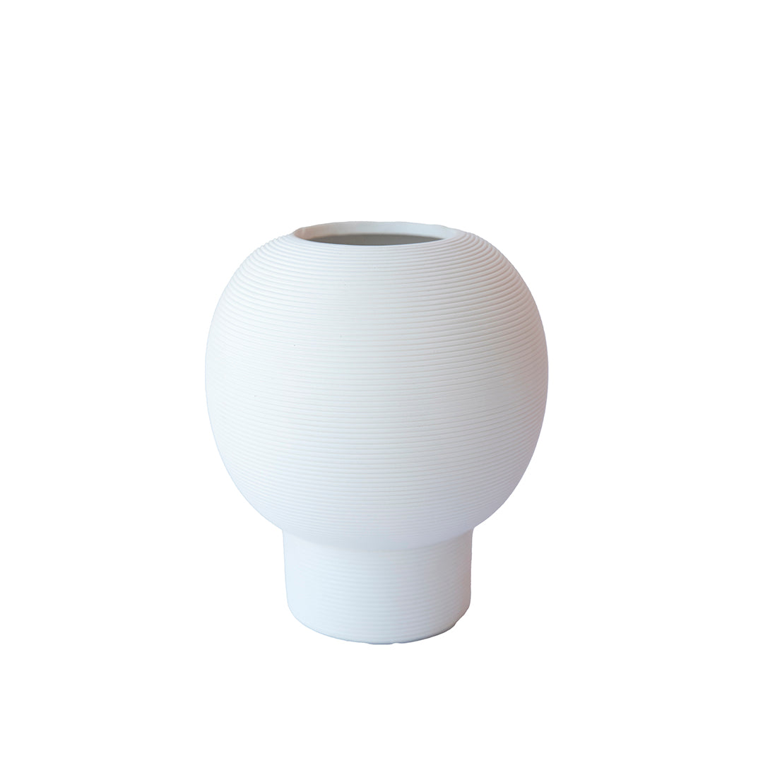MACETA BLANCA