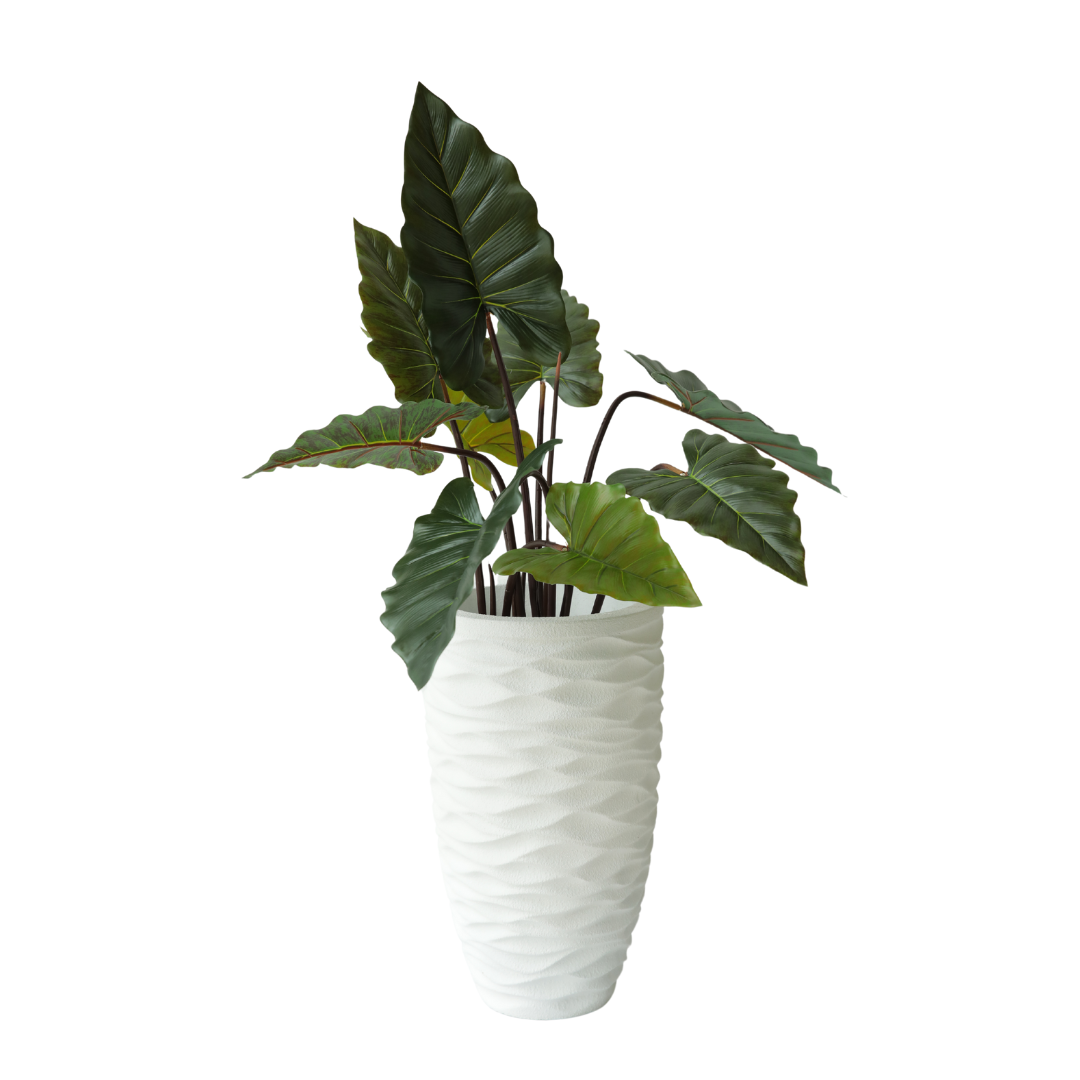 MACETA BLANCA