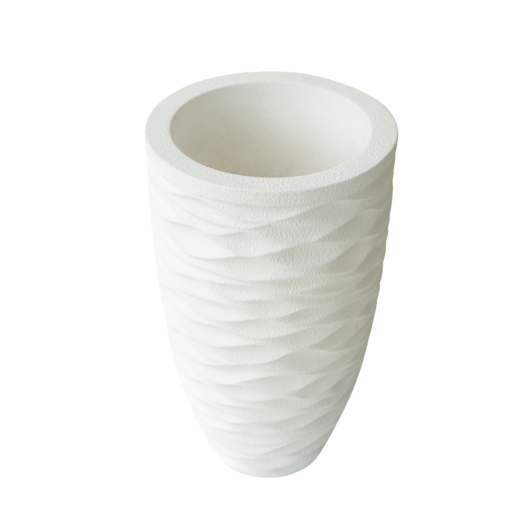 MACETA BLANCA