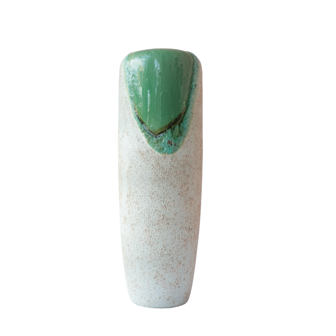 MACETA BLANCA VERDE