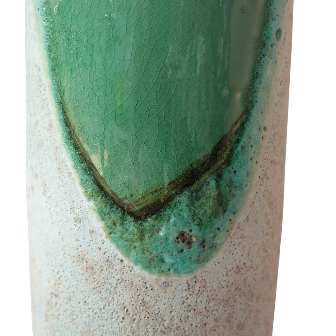 MACETA BLANCA VERDE
